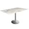 Holland Bar Stool Co 30 Tall OD214 St Steel Table Base w22 Dia foot and 32x48 White Marble Top, IndoorOutdoor OD214-2230SSODS3248WM - alternate 1